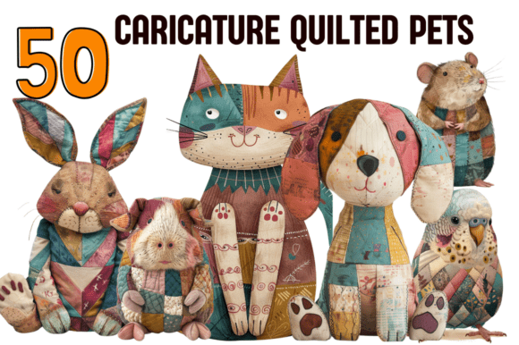 Caricature Quilted Pets: A Cozy Art Guide