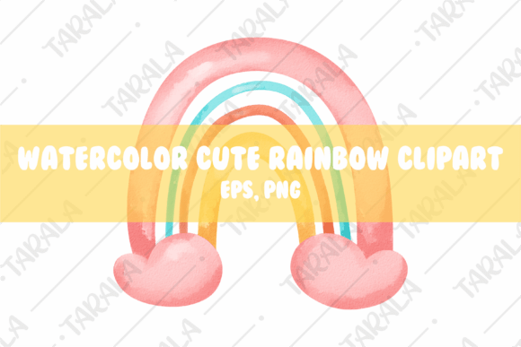 Choosing the Right Watercolor Cute Rainbow Clipart EPS for Professional and Personal Design Projects