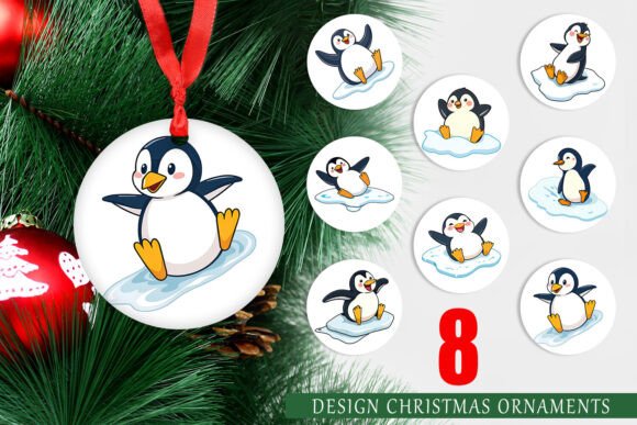 Creative Applications for Ornament Penguin Sliding on Ice in Holiday Crafting