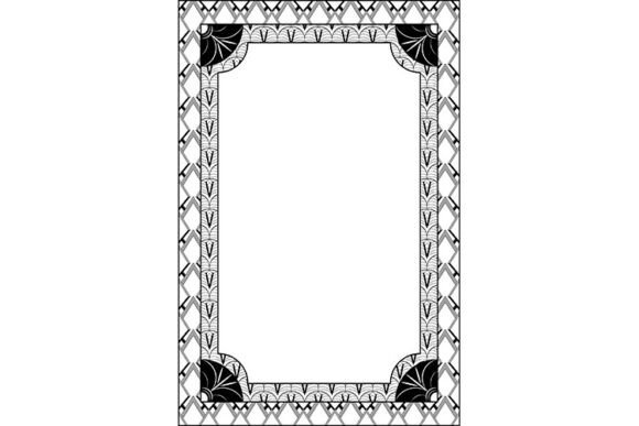 Frame Art Deco Black and White Guide