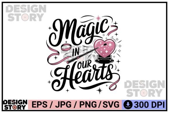 Magic in Hearts - Valentine Typography: A Practical Design Asset for Romantic Projects