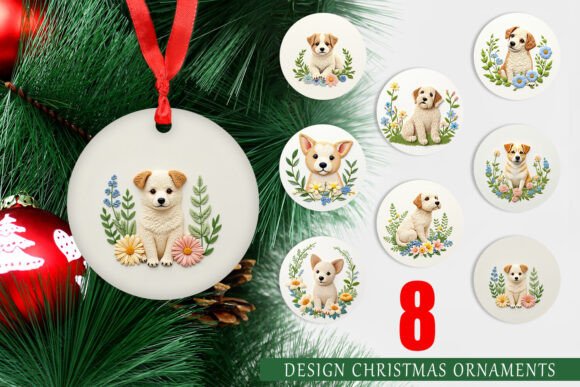 Ornament Dog Embroidery: A Guide to Festive Digital Designs