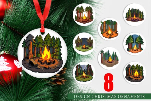 Ornament Forest Campfire: A Guide to Printable Christmas Decorations