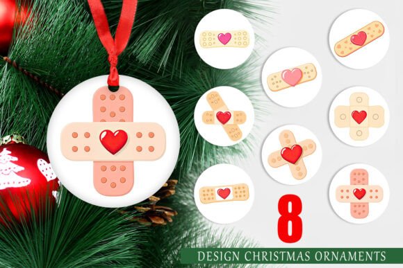Ornament Medical Bandage: Festive Printables