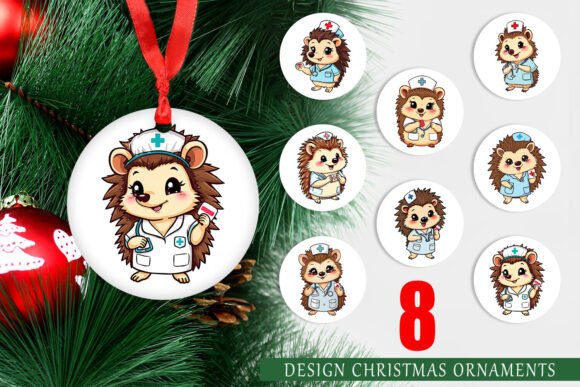 Ornament Nurse Hedgehog: A Charming Twist on Holiday Decor