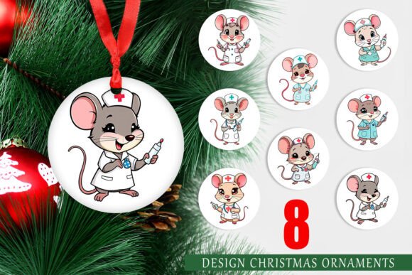 Ornament Nurse Mouse: Elevating Holiday Decor with Professional-Grade Printable Designs