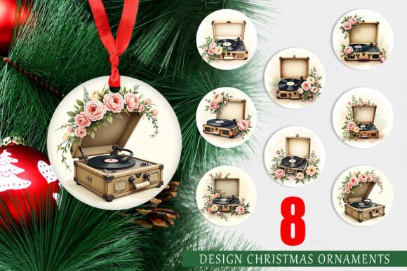 Ornament Record Player: Blending Vintage Audio Aesthetics with Modern DIY Holiday Decor