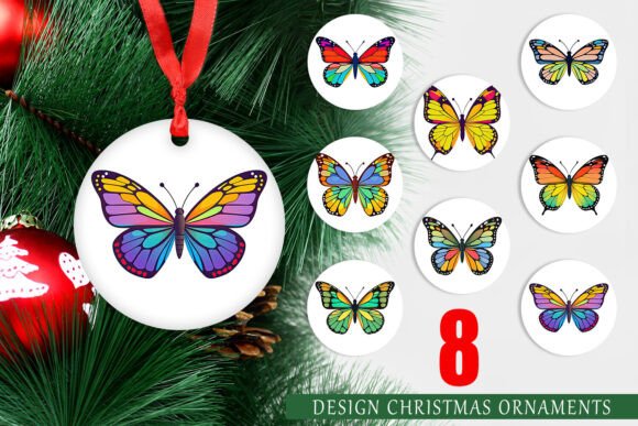 Ornament Spring Butterfly: Evaluating High-Resolution PNG Sets for Custom Holiday Decor