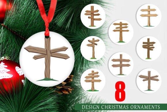 Ornament Wooden Sign: Elevating Holiday Decor with Printable Digital Designs
