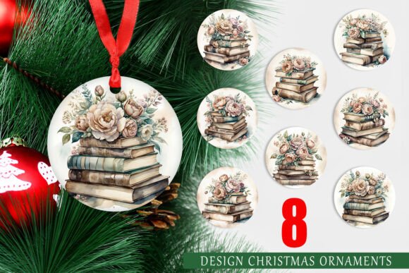 Transforming Your Holiday Decor with Printable Ornament Book Stack Designs